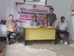 Desa Pahaleten Kakas Sepakati dan Tetapkan RKP-des 2027 Melalui Musrembang