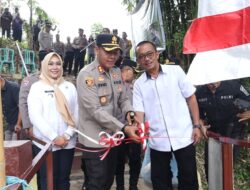 Peresmian Jembatan MOTABI Kapolres Irwanto:Ini Dibangun Dengan Semangat Gotong Royong dan Kepedulian