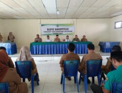 Gelar Rakorcam Kapolsek Lolayan Tekankan Poin-Poin Strategis