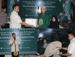 Pererat Tali Silahturahmi Brimob Batalyon B Sulut Gelar Buka Puasa Bersama