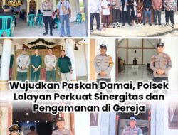 Lakukan Pengamanan di Gereja, Kapolsek Lolayan: Wujudkan Paskah Damai dan Perkuat Sinergitas