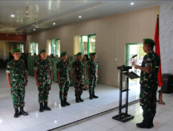 44 Personel Naik Pangkat, Dandim Bolmong: Tegaskan Profesionalisme Prajurit
