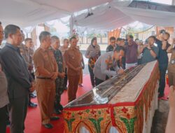 Kasdim Bolmong Hadiri Peresmian Empat Fasilitas Baru di Polres Kotamobagu