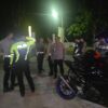 Tim Gabungan Gelar Blue Light Patrol di Depan Mapolsek Lolayan, Untuk Ciptakan Kamtibmas Kondusif