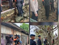 Banjir Rob Terjang Pesisir Maelang, Danyon B Pelopor Sat Brimobda Sulut Kerahkan Pasukan SAR Lengkap