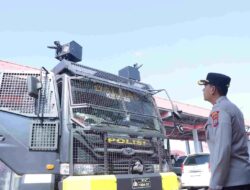 Kapolres Irwanto Cek Mobil AWC Untuk Kesiapan Hadapi Kebakaran Hingga Karhutla