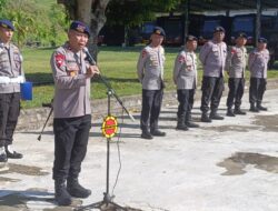 Siaga May Day 2026, Sat Brimob B Pelopor Gelar Apel Pasukan dan Cek Perlengkapan