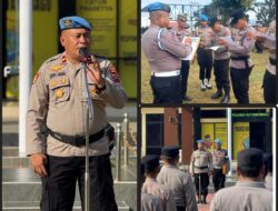 Tegakan Disiplin Bagi Seluruh Anggota, Kasi Propam Jefry Askali: Kedisiplinan Merupakan Pondasi Utama 