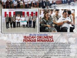 Ibadah Awal Bulan Pemkab Minahasa, Sarana Perkuat Iman Dan Kebersamaan