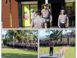 Wakapolres Romel Pontoh Pimpin Apel Gelar Pasukan, Instruksikan Jajaran All Out Amankan Jalannya Dakwah UAS