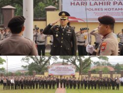 Semangat Persatuan dan Gotong Royong, Polres Kotamobagu Peringati Hari Lahir Pancasila