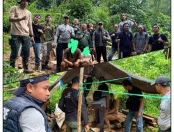 Kasat Ahmad Waafi dan Tim Gabungan Gerebek PETI di Kawasan Taman Nasional Bogani Nani Wartabone, Dua Pelaku Diamankan