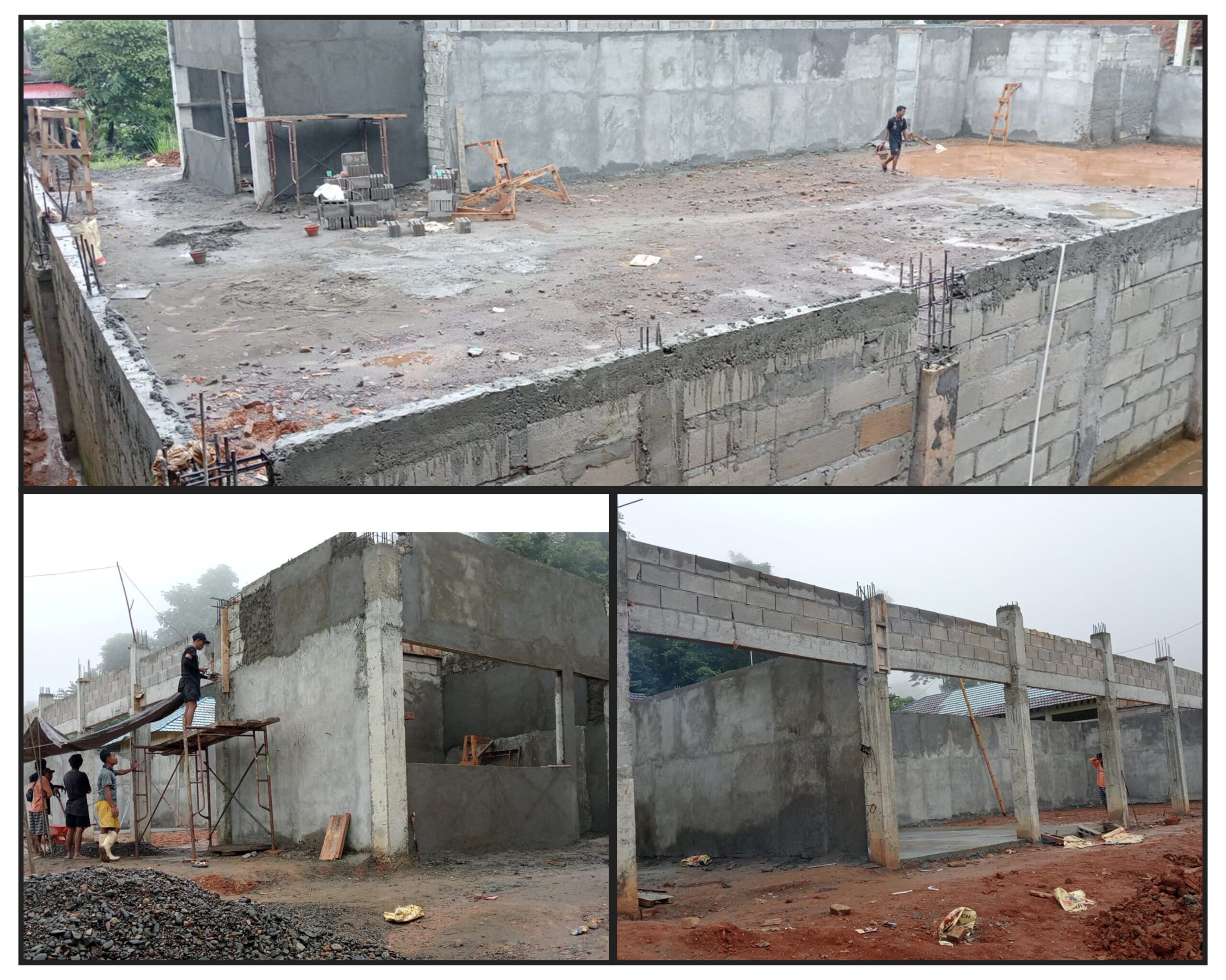 Pembangunan Gedung Koperasi Desa/Kelurahan Merah Putih (KDKMP) di Desa Lanut.(Dok)