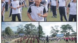 Jaga Kebugaran, Kapolres Irwanto Bersama PJU, Anggota Polres Serta Bhayangkari Olahraga Bersama