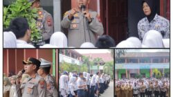 Ingatkan Pelajar Tentang Dampak Buruk Gadget, Kapolres Irwanto Sosialisasikan Program MOTABI (Sapa KK) Di SMPN 4 Kotamobagu