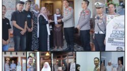 Kapolres Kotamobagu AKBP Irwanto Bersama PJU Polres Gelar Anjangsana Kepada Purnawirawan,Warakawuri Serta Personel Sakit Menahun