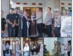 Kapolres Kotamobagu AKBP Irwanto Bersama PJU Polres Gelar Anjangsana Kepada Purnawirawan,Warakawuri Serta Personel Sakit Menahun
