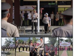 59 Personel Naik Pangkat! Kapolres Irwanto : Semakin Tinggi Pangkat, Semakin Besar Tanggung Jawab