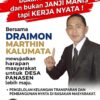 Draimon Kalumata, Muda dan Pengalaman Maju Sebagai Calon Hukum Tua Desa Panasen  ‎