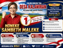 Honeke Maleke Maju Calon Hukum Tua   