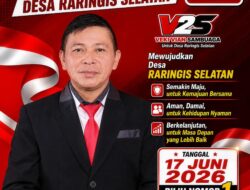 Veki Vian Sambuaga, Calon Nomor Urut 1, Siap Teruskan Pembangunan Desa Raringis Selatan