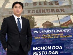 Calon Hukumtua Maikel Lumentut Imbau Masyarakat dan Pendukungnya Jaga Stabilitas dan Sportifitas jelang Pilhut