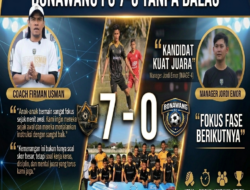 Burako Alason Fc Tumbangkan Bonawang Fc Dengan Skor 7-0, Manager Jordi Emor: Bukti Nyata bahwa Tim Kami Diperhitungkan Kandidat Kuat Juara TCL 2026