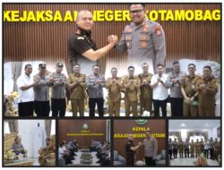 Perkuat Sinergi Lintas Institusi, Kapolres AKBP Abdul Kholik Sambangi WaliKota dan Kepala Kejaksaan Negari Kotamobagu