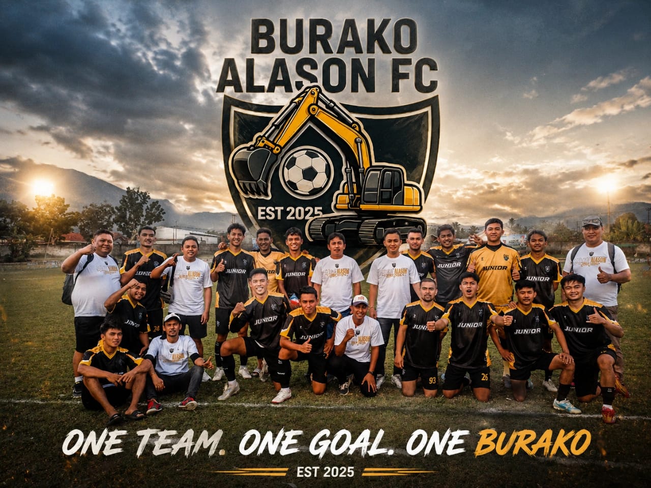 Tim BURAKO ALASON FC, KABUPATEN MINAHASA TENGGARA.(Foto: Dok)