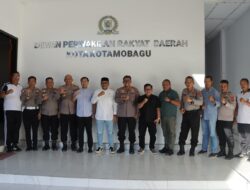 Perkuat Sinergitas Antar Lembaga, Kapolres Abdul Kholik Silaturahmi ke DPRD Kota Kotamobagu