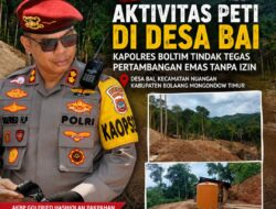 Kapolres AKBP Golfried Hasiholan Pakpahan, Tutup Aktifitas Pertambangan Emas Tanpa Izin (PETI) di Wilayah Perkebunan Kayu Manis