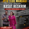 Ditempa di Tipidter, Teruji di Lapangan! IPTU Tedd Mandagi Siap Berantas Kejahatan di Sitaro