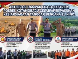 Antisipasi Dampak Cuaca Ekstrem, Polres Kotamobagu Gelar Apel Pasukan Kesiapsiagaan Tanggap Bencana El Nino