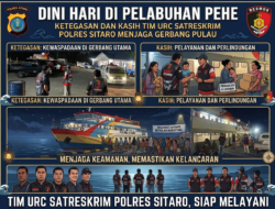 Tim URC Satreskrim Polres Sitaro Terus Lakukan Patorli Serta Menjaga Kamtibmas di Pelabuhan Pehe Sitaro