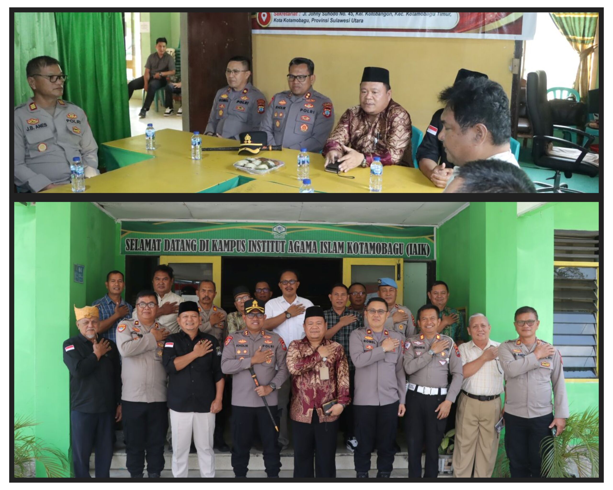 Nampak Kapolres Abdul Kholik Silaturahmi ke Kampus IAIK Bersama Tokoh Adat dan Ormas.(Foto: Humas)