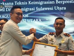 Melalui Anev Semester 1 Tahun Anggaran 2026, Imigrasi Kotamobagu Terima Penghargaan Dari Kakanwil Sulut