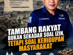 Tambang Rakyat di Persimpangan: Antara Kepastian Hukum, Ekonomi Warga, dan Masa Depan Masyarakat