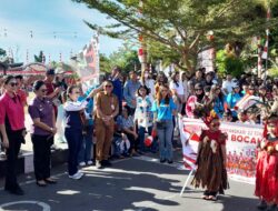 Bunda PAUD Minahasa, Buka Kegiatan Pawai Boca