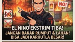 Dampak Fenomena Alam El Nino Memicu Karhutla, Kompo I Wayan Wimantara: Tetap Waspada dan Tidak Membakar Sembarangan