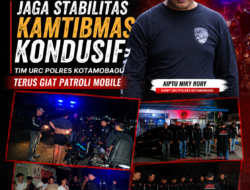 Jaga Stabilitas Kamtibmas Kondusif, Tim URC Polres Kotamobagu Terus Giat Patroli Mobile