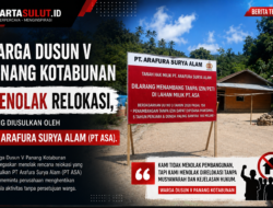 Warga Dusun V Panang Kotabunan Menolak Relokasi, Yang Diusulkan Oleh PT Arafura Surya Alam (PT ASA)