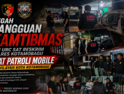 Cegah Gangguan Kamtibmas, Tim URC Sat Reskrim Polres Kotamobagu Giat Patroli Mobile di Wilayah Kota Kotamobagu