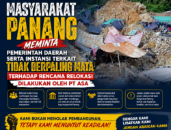 Masyarakat Panang Berharap Pemerintah Daerah Serta Instansi Terkait Tidak Berpaling Mata Terhadap Rencana Relokasi Dilakukan Oleh PT ASA