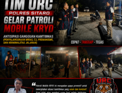 Antisipasi Gangguan Kamtibmas (Penyalahgunaan Miras, C3, Premanisme, dan Kriminalitas Jalanan), Tim URC Polres Sitaro Gelar Patroli Mobile KRYD