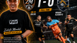 ZM FC Bolsel  Menang 1- 0 Atas Burako Alason, Manajer ZM FC Bolsel, Zulkifli Mundok: Sangat bersyukur berkat kemenangan bersejarah yang diciptakan timnya