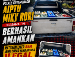 Resmob Polres Kotamobagu Amankan Mobil dan Ratusan Liter BBM Jenis Solar Yang Diduga Ilegal