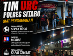 Tim URC Polres Sitaro Giat Pengamanan Sepak Bola, Patroli Mobile Serta Pengamanan Kapal Tambat di Pelabuhan Pehe