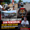 Cegah Sabotase dan Pencurian, Tim URC Polres Sitaro Giat pengamanan dan Pengawasan Penyaluran BBM Bersubsidi