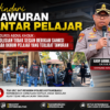 Hindari Tawuran Antar Pelajar, Kapolres Abdul Kholik: Kepolisian Tidak segan Berikan Sanksi Kepada Oknum Pelajar Yang Terlibat Tawuran