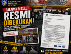Balapan di Sulut Resmi Dibekukan, Dua Nama Disebut dalam Surat IMI Pusat